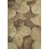 Tropics Brown/Green Novelty Rug
