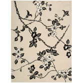 Modern Elegance Black/White Rug