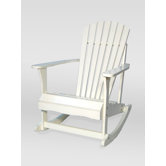 Adirondack Porch Rocker in White