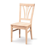 Unfinished Wood Fanback Side Chair (Set of 2)