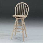 30" Arrowback Windsor Swivel Stool