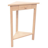 Wood End Table