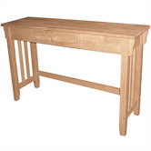 Unfinished Mission Console Table