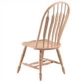 Unfinished Wood Windsor Side Chair (Set of 2)