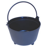 Antique Kettle Round Planter
