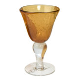 Iris Wine Glass in Amber (Set of 4)