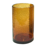 Iris Highball Glass in Amber (Set of 4)