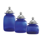Canister with Mayfair Lid (Set of 3)
