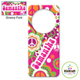 Personalized Groovy Door Hanger