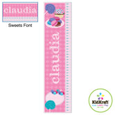 Personalized Sweets Growth Chart
