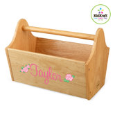 Personalized Toy Box Caddy in Natural