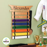 Personalized Martial Arts Belt Holder