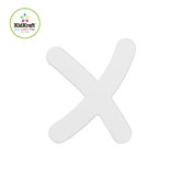 X Letter in White