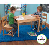 Kids 3 Piece Table and Chair Set