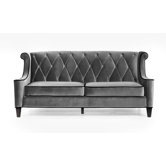 Barrister Velvet Sofa