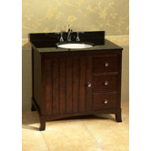 Neo Classic Hampton 36" Bathroom Vanity in Vintage Walnut
