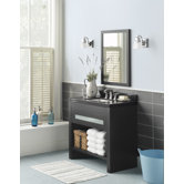 Kendra 36" Wood Vanity Set with Wide Appeal Top