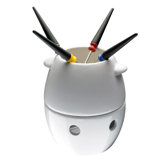 7-tlg. Schokoladen Fondue Set "Delice"