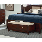 Bellaire Wooden Bedroom Bench