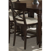 Tuxedo Park Gathering Stool in Dark Chocolate