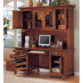 Waldsworth Computer Credenza with Hutch