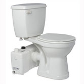 Elongated Toilet with Sanibest