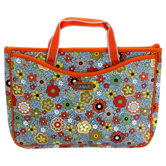 Large Neoprene Laptop Sleeve in Floral Swirl