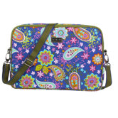 Laptop Sleeve in Cobalt Paisley