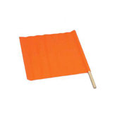 Orange Standard Vinyl Warning Flag With 36" Dowel