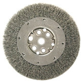 Narrow Face Crimped Wire Wheels-DM Series - dm4 .006 crimped wire wheel 1/2-3/8" ar