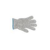 7 Gray MultiKnit� Medium Weight Polyester/Cotton String Gloves With Knit Wrist