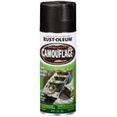 12 Oz Black Camouflage Spray Paint 1916 830