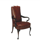 Gooseneck Leather Armchair