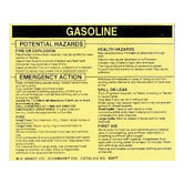 Mat Gasoline Labels (25 Per Package)