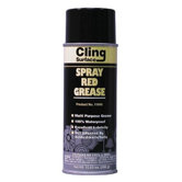 Cling&reg; Red Grease Lubricants - 16-oz. aerosol red grease