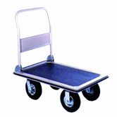 Pneumatic Steel Folding Handle Truck