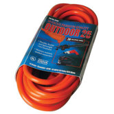 Coleman Cable - Vinyl Extension Cords 25' 14/3 Sjtw-A Orange Ext. Cord 300V: 172-02407 - 25' 14/3 sjtw-a orange ext. cord 300v
