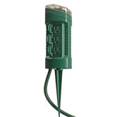 Yard Stake with Outdoor Mechanical Timer