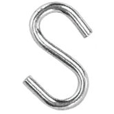 S Hooks - #40  "s"  hooks  blu-krome