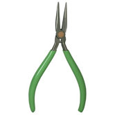 Diagonal Long Needle Nose Pliers - 5" long nose pliers carded