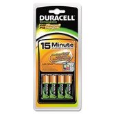 NiMH 15-Minute Battery Charger with Pre-Charged Batteries