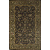 Taj Palace Slate/Sage Allover Kashan Rug