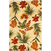 Catalina Ivory Tropical Flora Rug