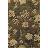 Havana Mocha Hibiscus Rug