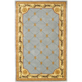 Jewel Wedgewood Blue Fleur-De-Lis Rug