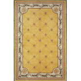 Jewel Gold Fleur-De-Lis Rug