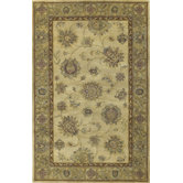 Kasmir Sand/Beige Allover Kashan Rug