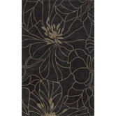 Bali Charcoal/Taupe Floral Chic Rug