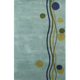 Signature Aqua Bubbly Rug