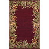 Sparta Red Rainforest Rug